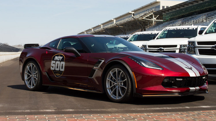 The Grand Sport will be the 16th Corvette to serve as the official pace car of the Indianapolis 500. - Doug Jaggers/WFYI