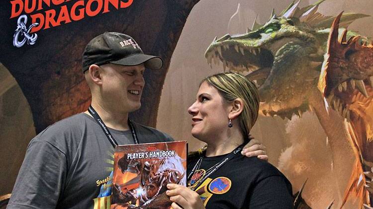 John and Danielle Neary tested the new Dungeons and Dragons at Gen Con. - Matt M. Casey