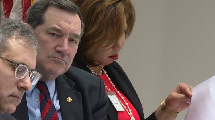 Sen. Joe Donnelly (D-Ind.) says he had a productive conversation with Secretary of State nominee Mike Pompeo when they met earlier this month. - Lauren Chapman/IPB News