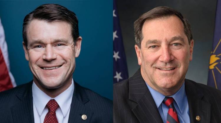 U.S. Sens. Todd Young (left) and Joe Donnelly (right) - Photos courtesy U.S. Senate