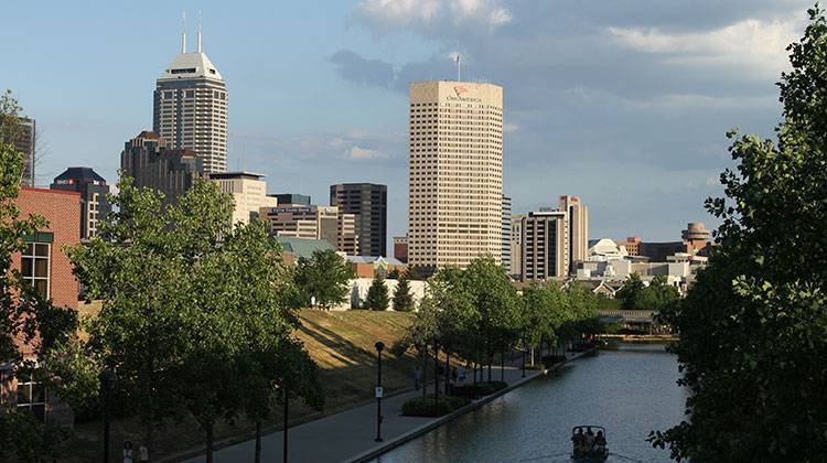 Four shot along canal downtown