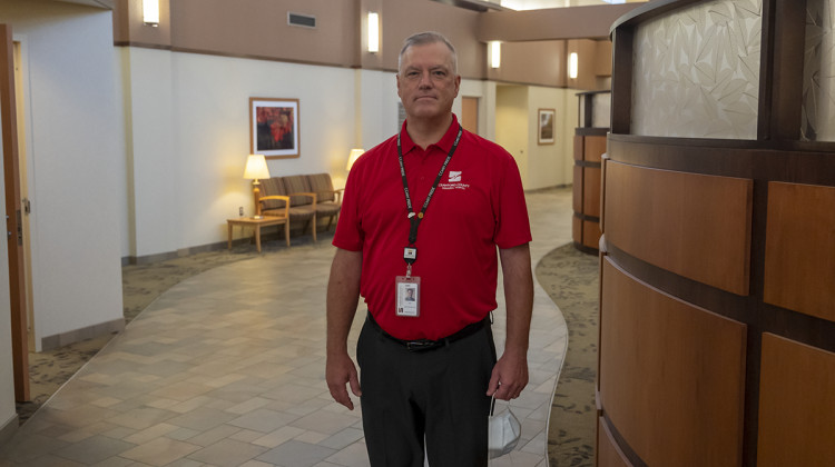 Like many rural hospitals, Crawford County Memorial in Iowa has faced financial challenges. But Don Luensmann, the hospitals marketing director, said administrators do not plan to pursue the new federal Rural Emergency Hospital designation. - Natalie Krebs / Side Effects Public Media