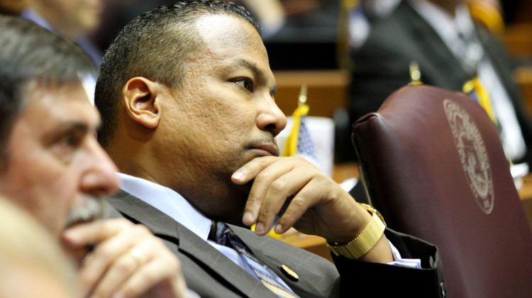 Rep. Earl Harris Jr. (D-East Chicago) is the chair of the Indiana Black Legislative Caucus. - Lauren Chapman / IPB News