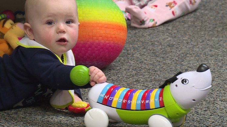 For parents that rely on child care, not having enough diapers means potentially staying home from work since daycares often require parents to provide diapers.  - FILE PHOTO: Jeanie Lindsay/IPB News