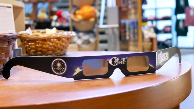In preparation for the 2024 Total Solar Eclipse on April 8, 2024, Hoosiers should make sure to grab a pair of eclipse glasses to safely look at the sun and moon. - Provided by Indiana State Museum