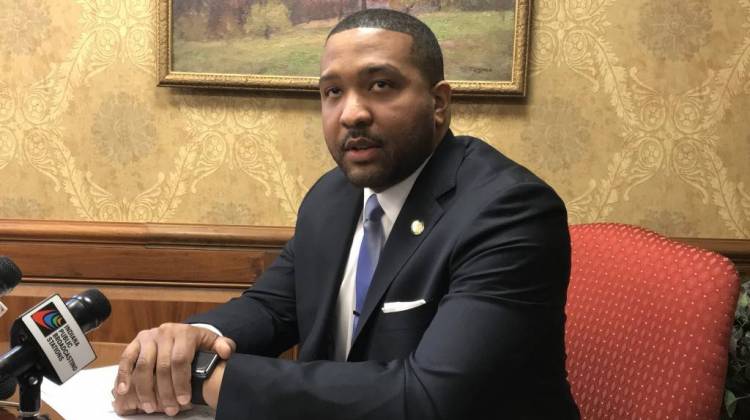Sen. Eddie Melton (D-Merrillville) wants to create a special legislative commission to investigate the Department of Child Services. - Brandon Smith/IPB News