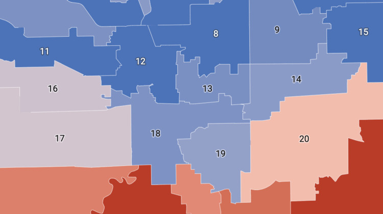 Some Indianapolis City-County Council races were won by slim margins.