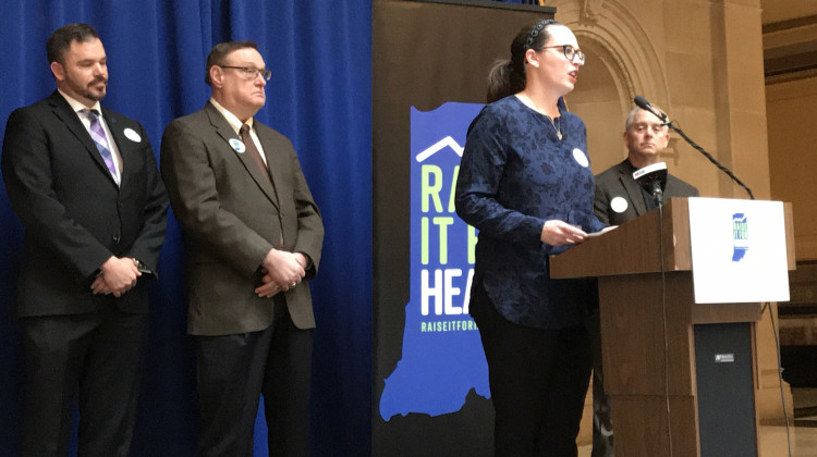 Pediatrician Emily Scott says raising the state tobacco tax will help reduce children's exposure to tobacco. - Brandon Smith/IPB News