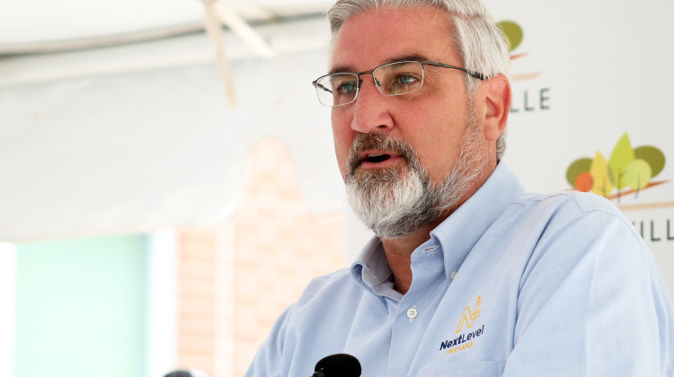 Gov. Eric Holcomb has repeatedly said he wants Congress to change federal law on cannabis before he'll advocate for changes to Indiana law. - Brandon Smith
/
IPB News