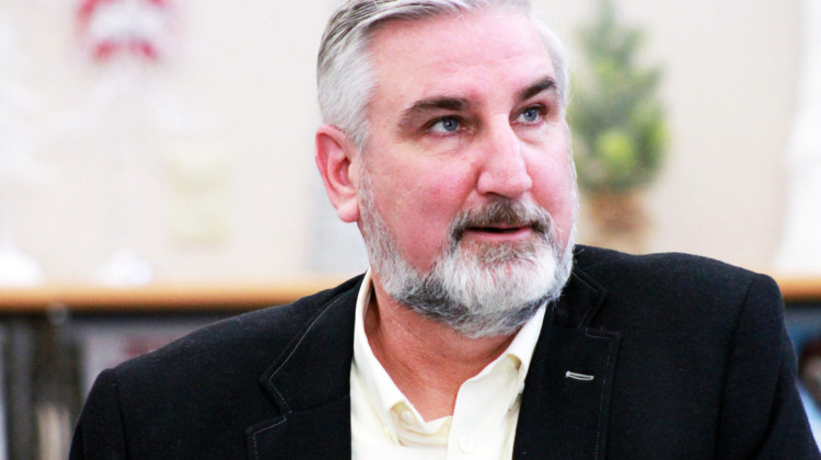 After vetoing the measure, Gov. Eric Holcomb said in a statement the International Holocaust Remembrance Alliance's examples were an important part of the definition. - Brandon Smith / IPB News