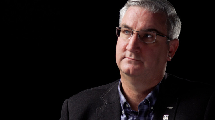 Gov. Eric Holcomb is running for a second term and looks to continue Republican control of the governor's office that stretches back to 2005.  - Alan Mbathi/IPB News