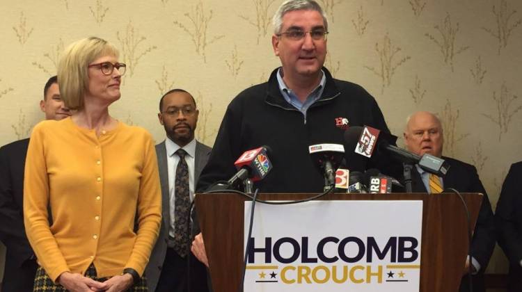 Governor-elect Eric Holcomb got right to work the day after election day, announcing his transition team. - Brandon Smith/IPBS