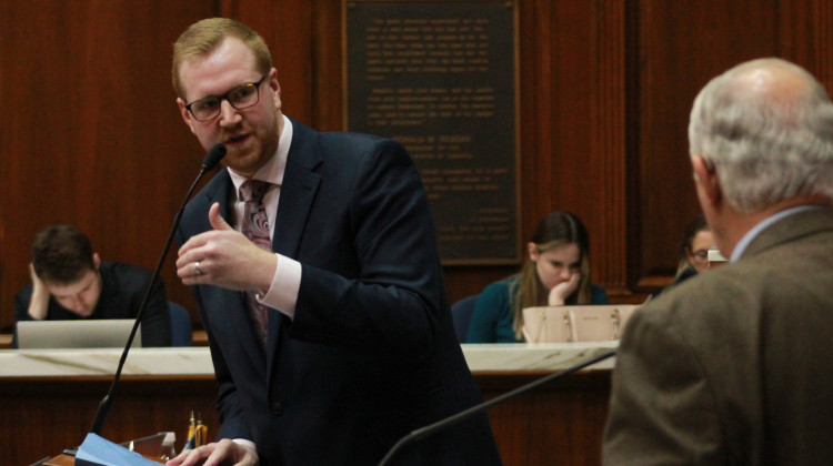 Rep. Ethan Manning (R-Denver) said he'll work to educate lawmakers on the importance of legalizing online gambling as a way to help curb the black market. - Brandon Smith/IPB News