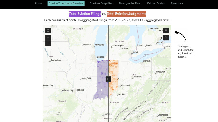 Indiana researchers unveil first-of-its-kind statewide evictions, foreclosure dashboard