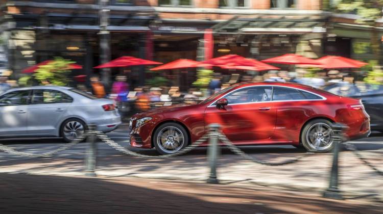 Mercedes E-Class Coupe Is Like A Red Dress