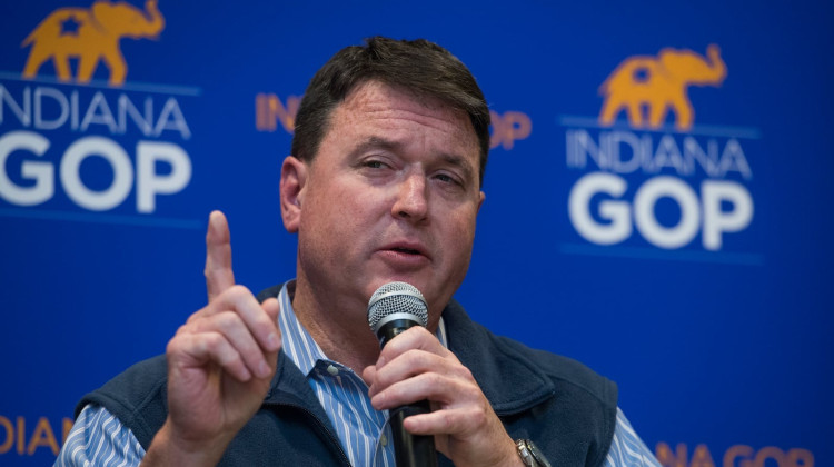 Indiana Attorney General Todd Rokita has unveiled an online portal for complaints about the teaching of race, gender, and political ideology in schools, but not without controversy. - Tom Williams/CQ-Roll Call, Inc via Getty Images