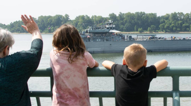 North America's only seaworthy WWII- configured LST  is on a fundraising cruise