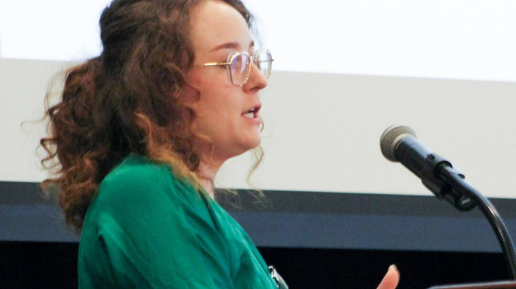 Audrey Arbogast, the chief of staff to the Indiana Health and Family Services secretary, said more people — especially those with high-deductible health plans — are having a hard time getting care while paying out-of-pocket costs. - Abigail Ruhman / IPB News