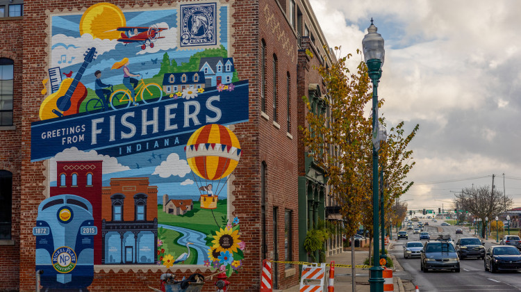 Fishers was one of the cities where police confirmed flyers were scattered around.   - Zach Bundy/WFYI