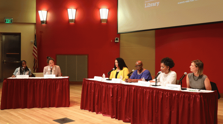 Indianapolis Public Schools board of school commissioners candidate forum Oct. 5, 2022. - Eric Weddle/WFYI