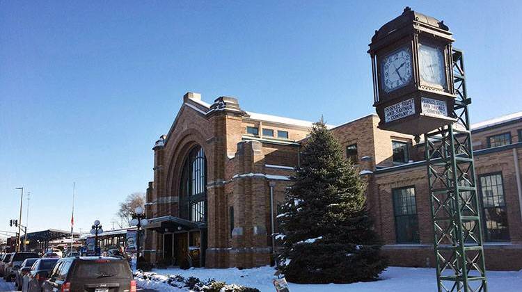 The City of Fort Wayne and the Northern Indiana Passenger Rail Association held a news conference Monday in Fort Wayneâ€™s Baker Street Station. - Zach Bernard/WBOI