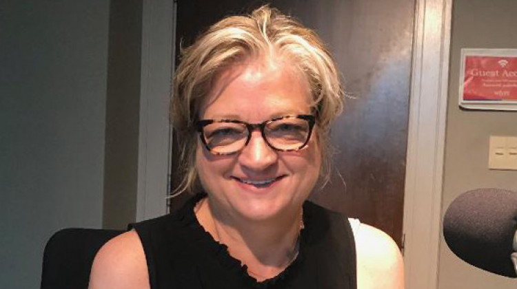 Terri Morris Downs talks about the local immigrant population and the challenges many face on the road to citizenship. - Taylor Bennett/WFYI