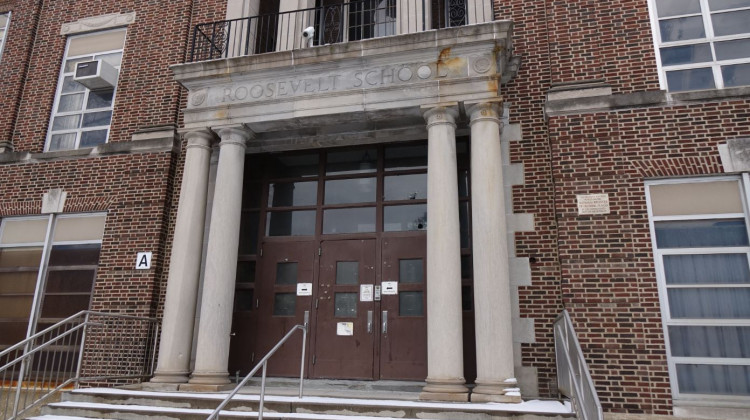 Classes have not been held at Theodore Roosevelt College & Career Academy since March 2019, when water pipes burst during a subzero winter storm and caused more than $10 million in damages. - Eric Weddle/WFYI News