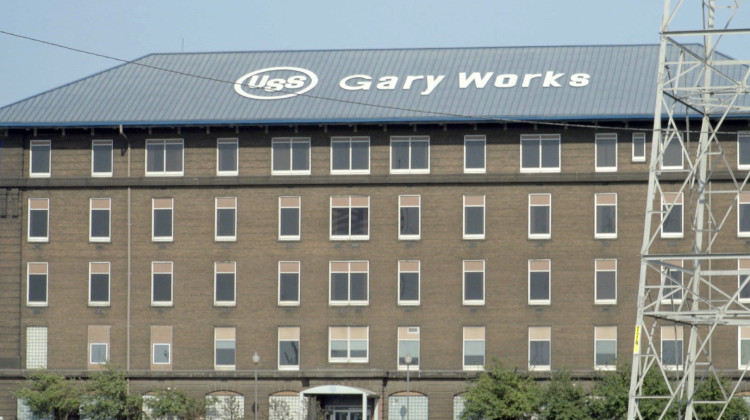 The Gary Works plant in northwest Indiana is U.S. Steel's largest steel manufacturing facility. - Alan Mbathi / IPB News