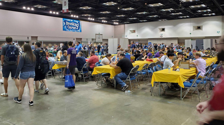 Attendees play games at the 2019 Gen Con in Indianapolis. - Samantha Horton/IPB News