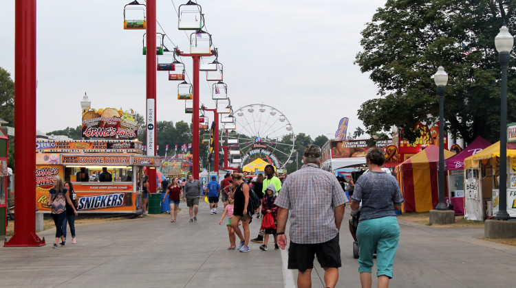 The Indiana State Fair typically attracts nearly 1 million people in less than three weeks.  - Lauren Chapman/IPB News