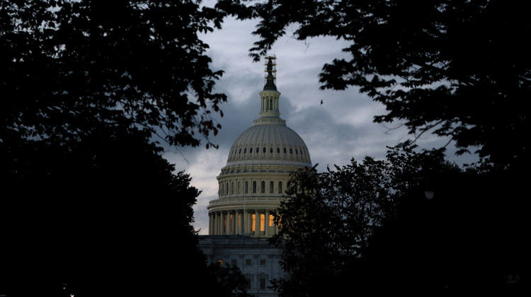 Members of the House and Senate raced to pass a spending bill ahead of the shutdown deadline. - Nathan Howard / Getty Images