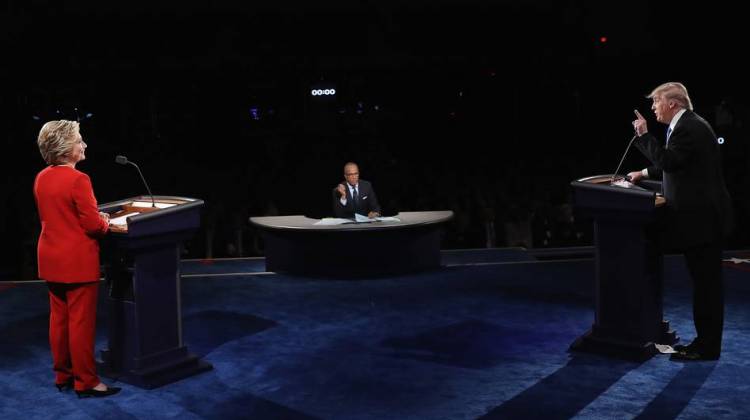 Clinton And Trump Clash In Tense First Presidential Debate 