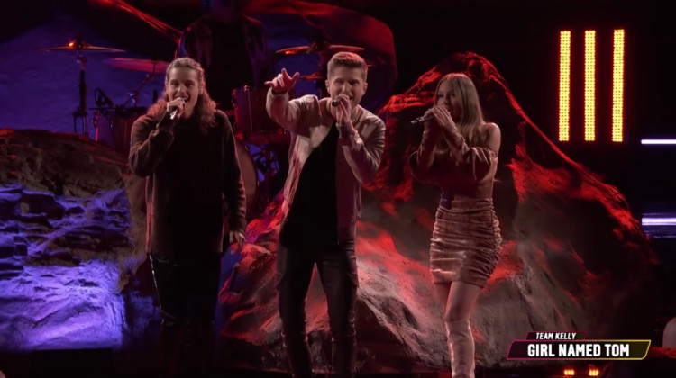 irl Named Tom performing Fleetwood Mac's “The Chain” on NBC’s The Voice on Dec. 13. - (Captured via YouTube / NBC’s The Voice)