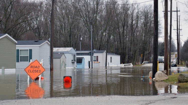 Flooded Goshen homes in 2018.  - FILE PHOTO: Jennifer Weingart/WVPE