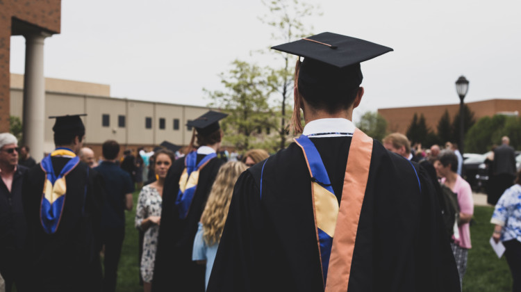 Indiana’s college graduation rate is up, but most students still don't finish on time