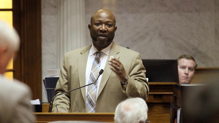 Sen. Greg Taylor (D-Indianapolis) said he hopes the FedEx shooting is the “tipping point” to address gun violence in the state.  - FILE: Lauren Chapman/IPB News