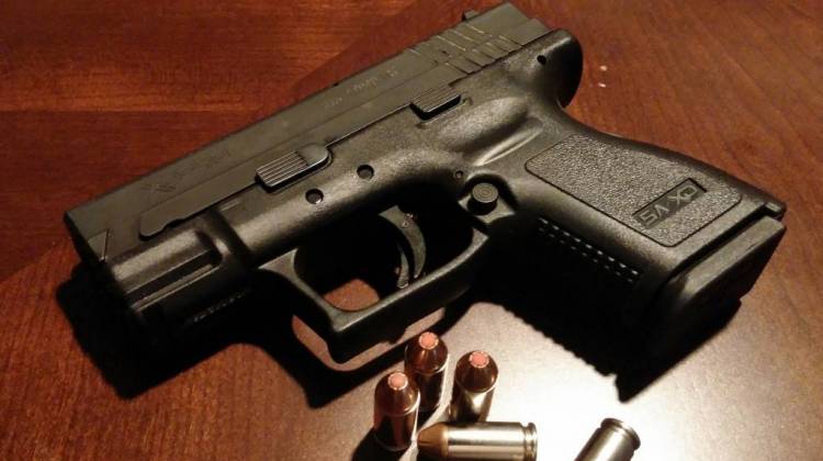 Indiana is seeing a wave of people applying for five-year handgun permits after lawmakers erased the fee starting July 1. - File photo/WFYI