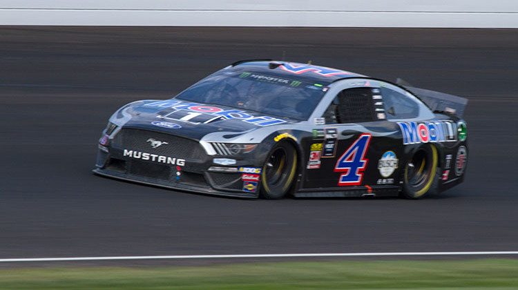 Kevin Harvick led 118 of 160 laps in the Brickyard 400 at the Indianapolis Motor Speedway on Sunday, Sept. 8, 2019. - Doug Jaggers/WFYI