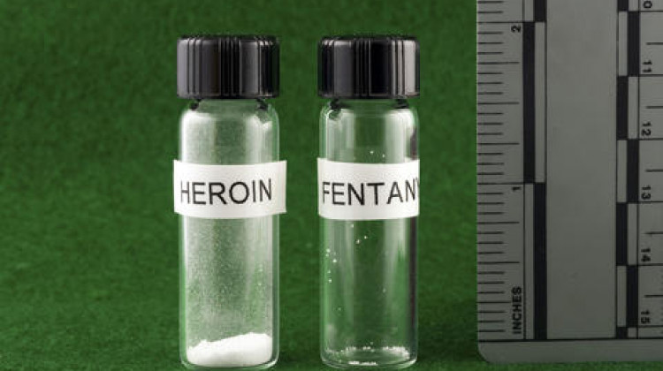 A lethal dose of heroin compared to a lethal dose of fentanyl. This is just an illustrationthe substance actually shown in this photo is an artificial sweetener. - (Bruce A. Taylor/NH State Police Forensic Lab/National Institute of Standards and Technology)