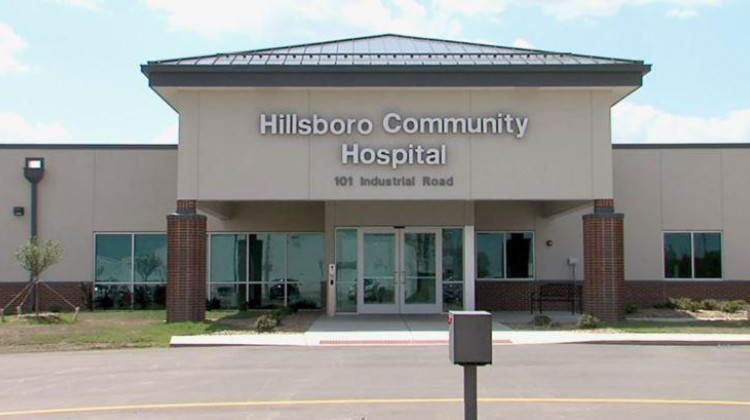 Hillsboro Community Hospital, then known as Salem Hospital, was housed in this building that opened in 1953. - Dan Margolies/KCUR