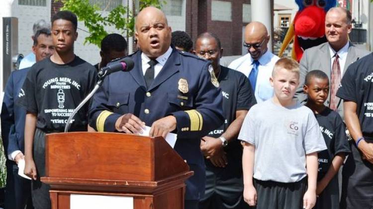 IMPD Chief Rick Hite. - Ryan Delaney/WFYI