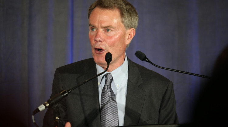Incumbent Indianapolis Mayor Joe Hogsett won a third term in office in Tuesday’s municipal elections.  - Photo credit: Xain Ballenger