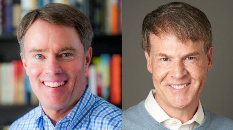 Democratic candidate incumbent Mayor Joe Hogsett (left) and Republican candidate Jefferson Shreve. - Courtesy photos