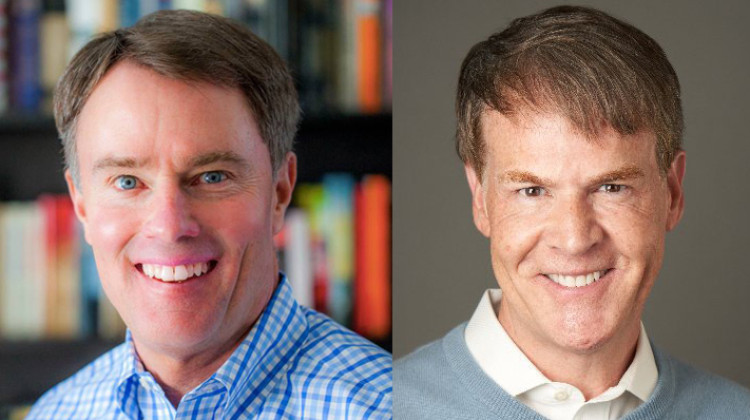 Incumbent Joe Hogsett (left) and businessman and former city-county councilor Jefferson Shreve (right) will go head to head in the general election. - Courtesy photos