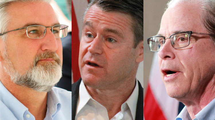 Gov. Eric Holcomb and U.S. Sens. Todd Young (R-Ind.) and Mike Braun (R-Ind.) voiced their support for Israel, which announced a full siege of the Gaza strip Monday.  - Brandon Smith/IPB News