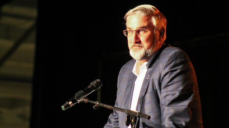 Gov. Eric Holcomb said Hoosiers "deserve clarity and finality" as to whether a new emergency powers law is constitutional.  - Brandon Smith/IPB News