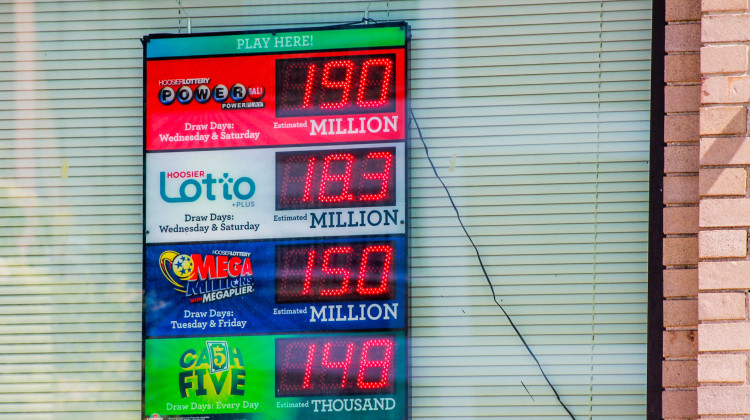 Multistate jackpot games – Powerball and Mega Millions – had jackpots that hit at least $1 billion three different times in the current fiscal year. - Brandon Smith/IPB News