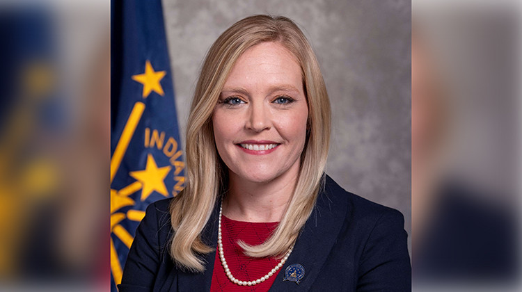 Republican Sen. Erin Houchin of Salem announced Thursday that she would seek the GOP nomination for the 9th District seat. - Provided by Indiana Senate Republican