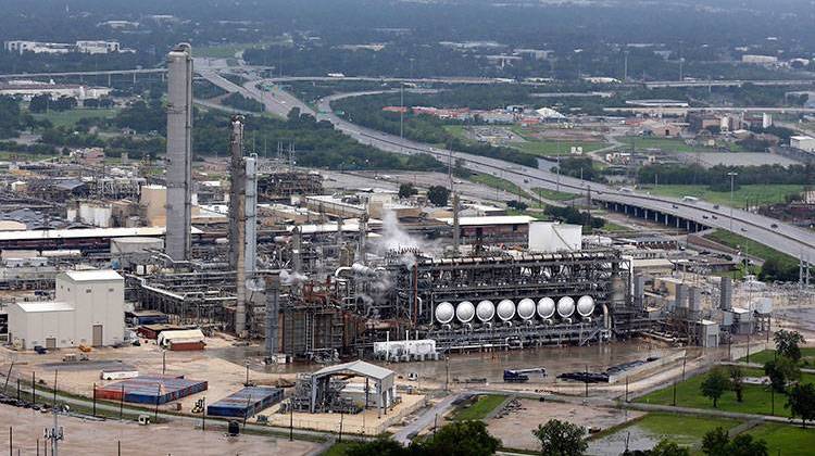 This aerial photo shows the Flint Hills Resources oil refinery near downtown Houston on Tuesday, Aug. 29, 2017. -  AP Photo/David J. Phillip