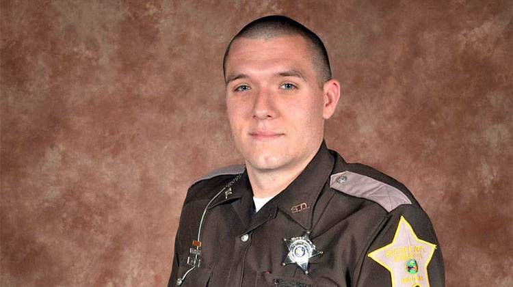 Procession Takes Slain Indiana Deputy To Services Site